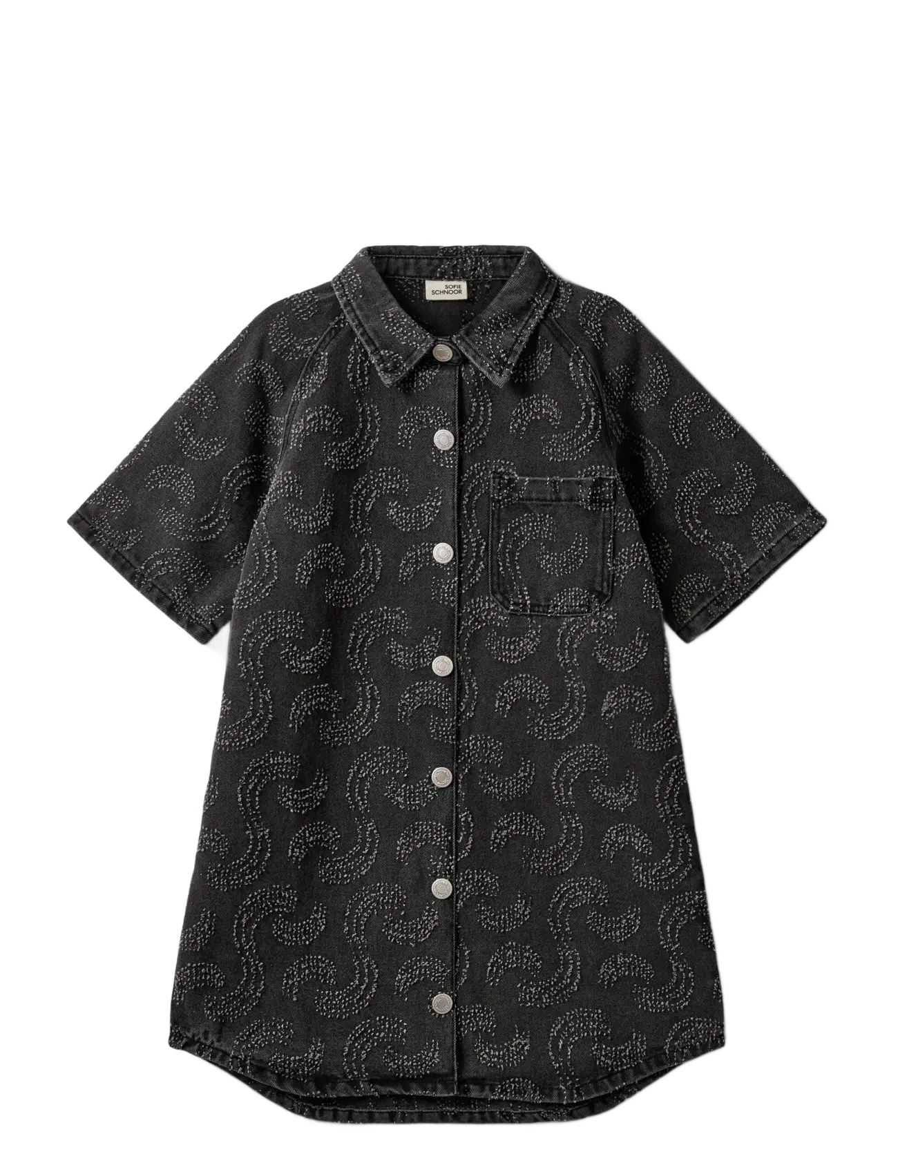 Sofie Schnoor Young MAYASY DRESS - Sofie Schnoor Young - GREY / black