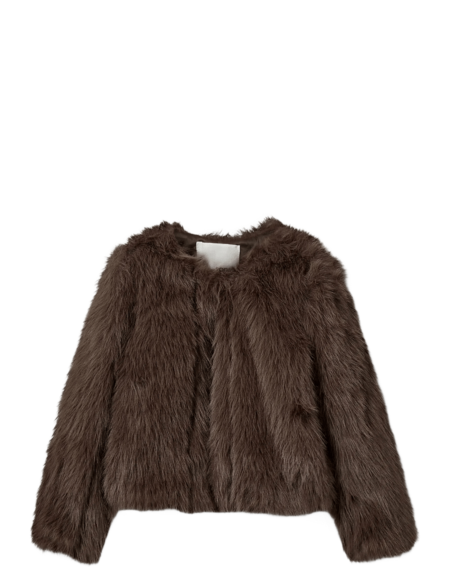 Sofie Schnoor Young - FULLASY JACKET - faux fur - l brown - 0