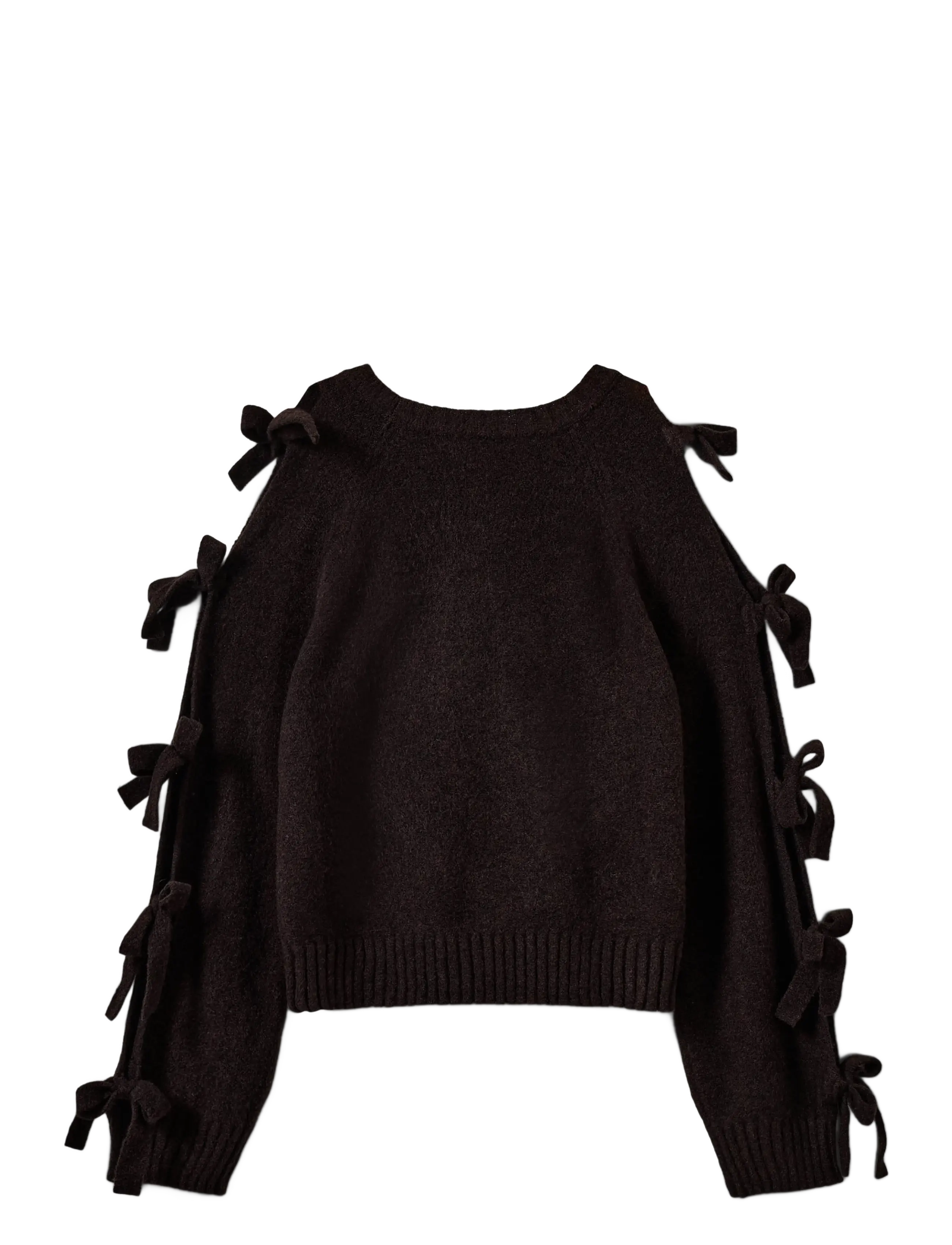 Sofie Schnoor Young - PERMELISY KNIT - trøjer - dark brown - 1
