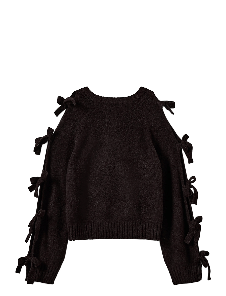 Sofie Schnoor Young - PERMELISY KNIT - trøjer - dark brown - 1