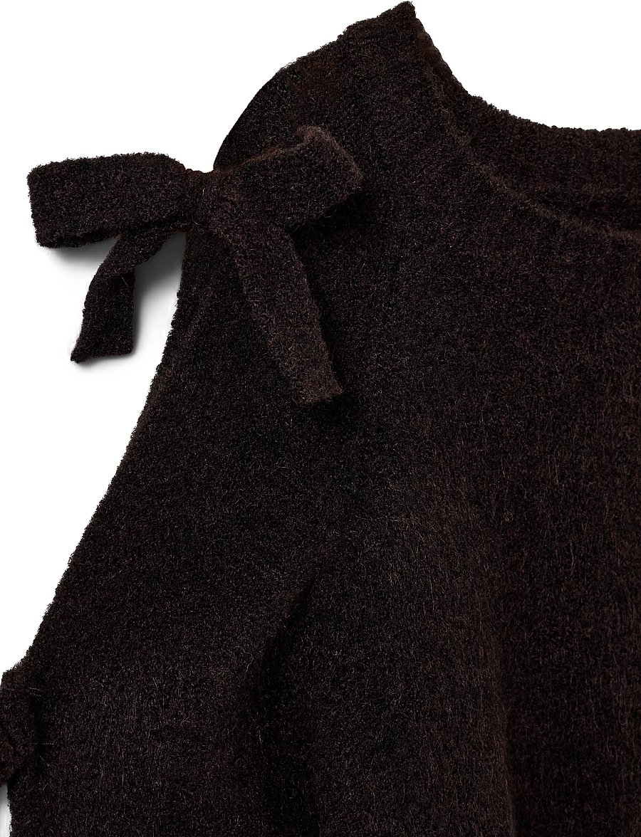 Sofie Schnoor Young - PERMELISY KNIT - trøjer - dark brown - 2