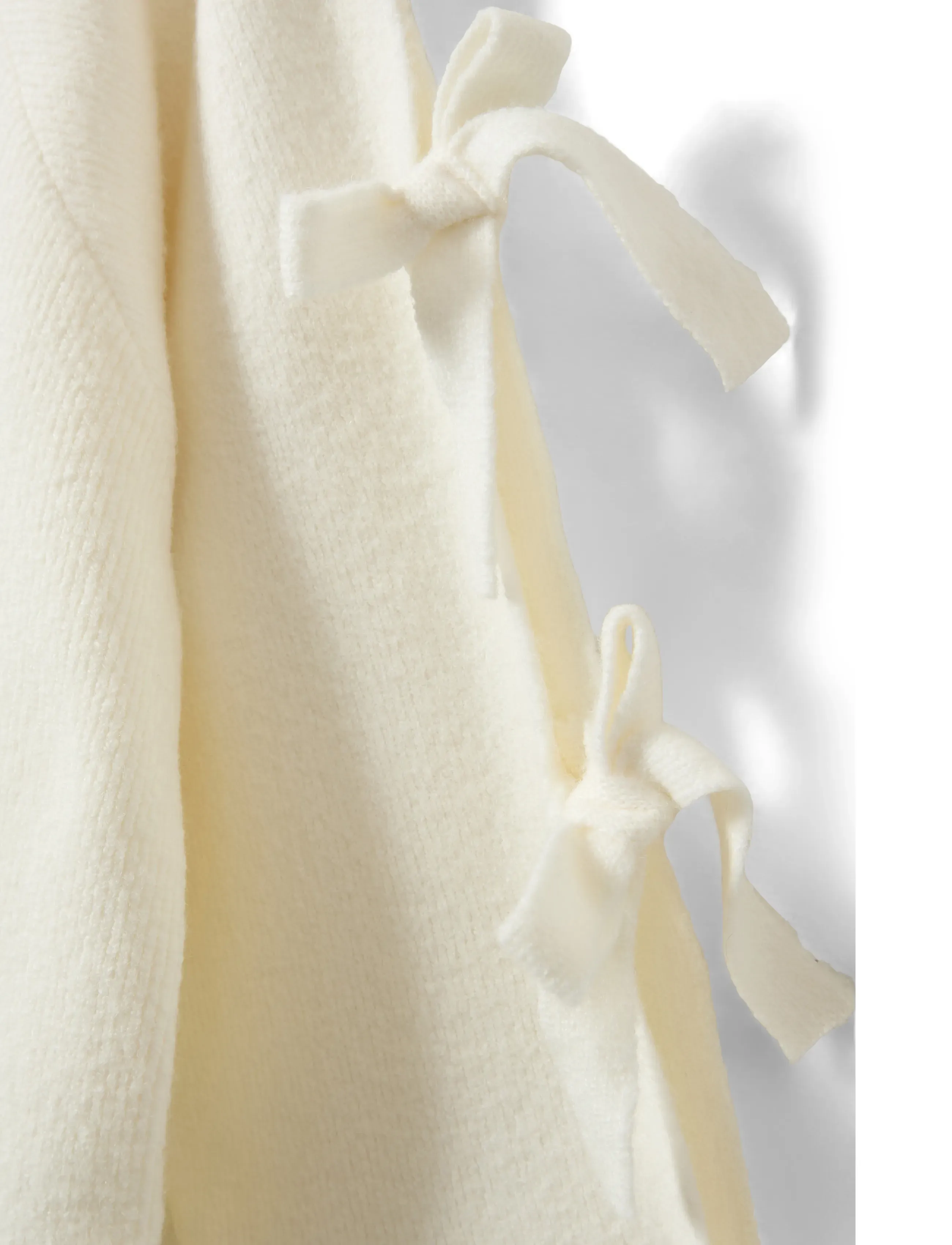 Sofie Schnoor Young - PERMELISY KNIT - stickade tröjor - off white - 2