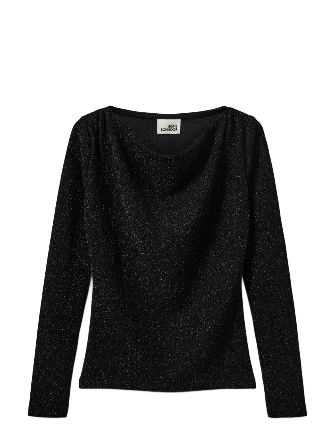 Sofie Schnoor Young CILLYSY BLOUSE - Festlige looks - BLACK GLITTER / black