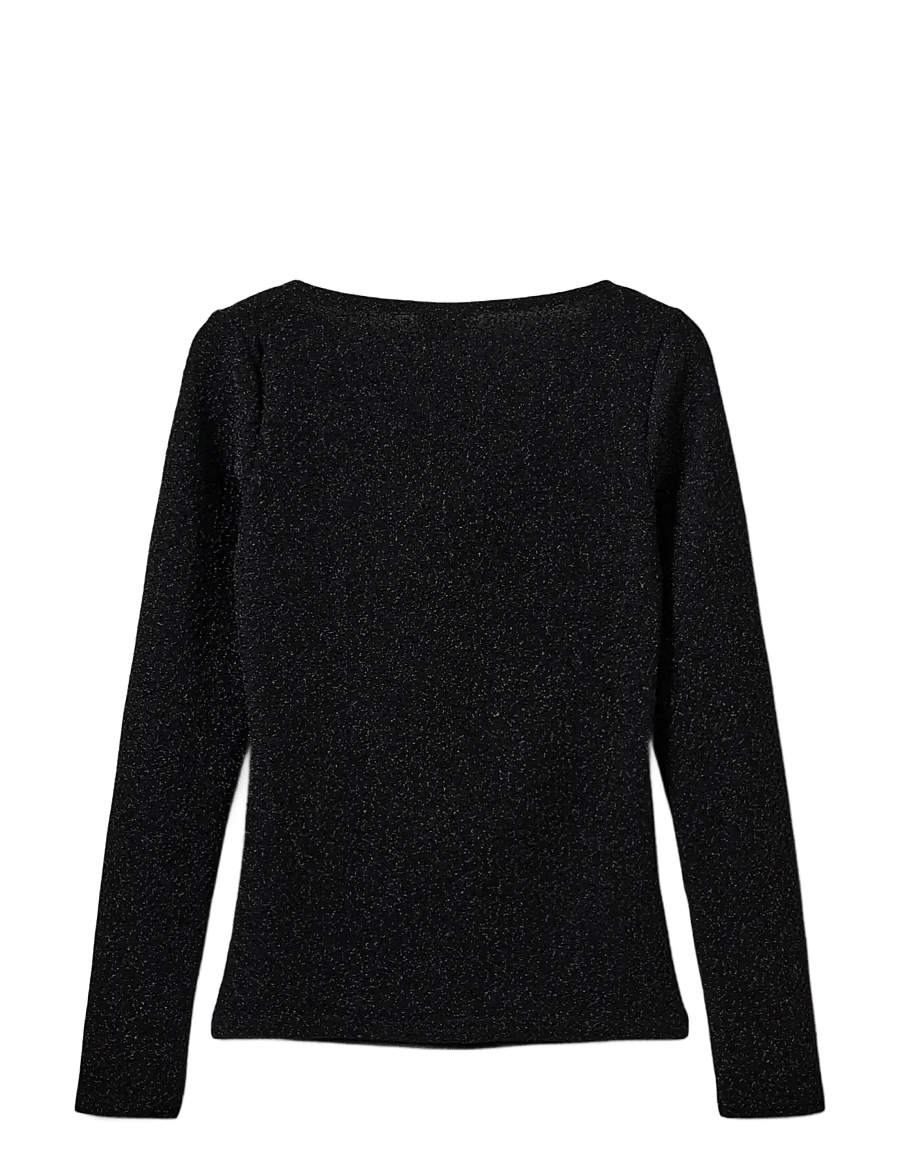 Sofie Schnoor Young - CILLYSY BLOUSE - bluser & tunikaer - black glitter - 1