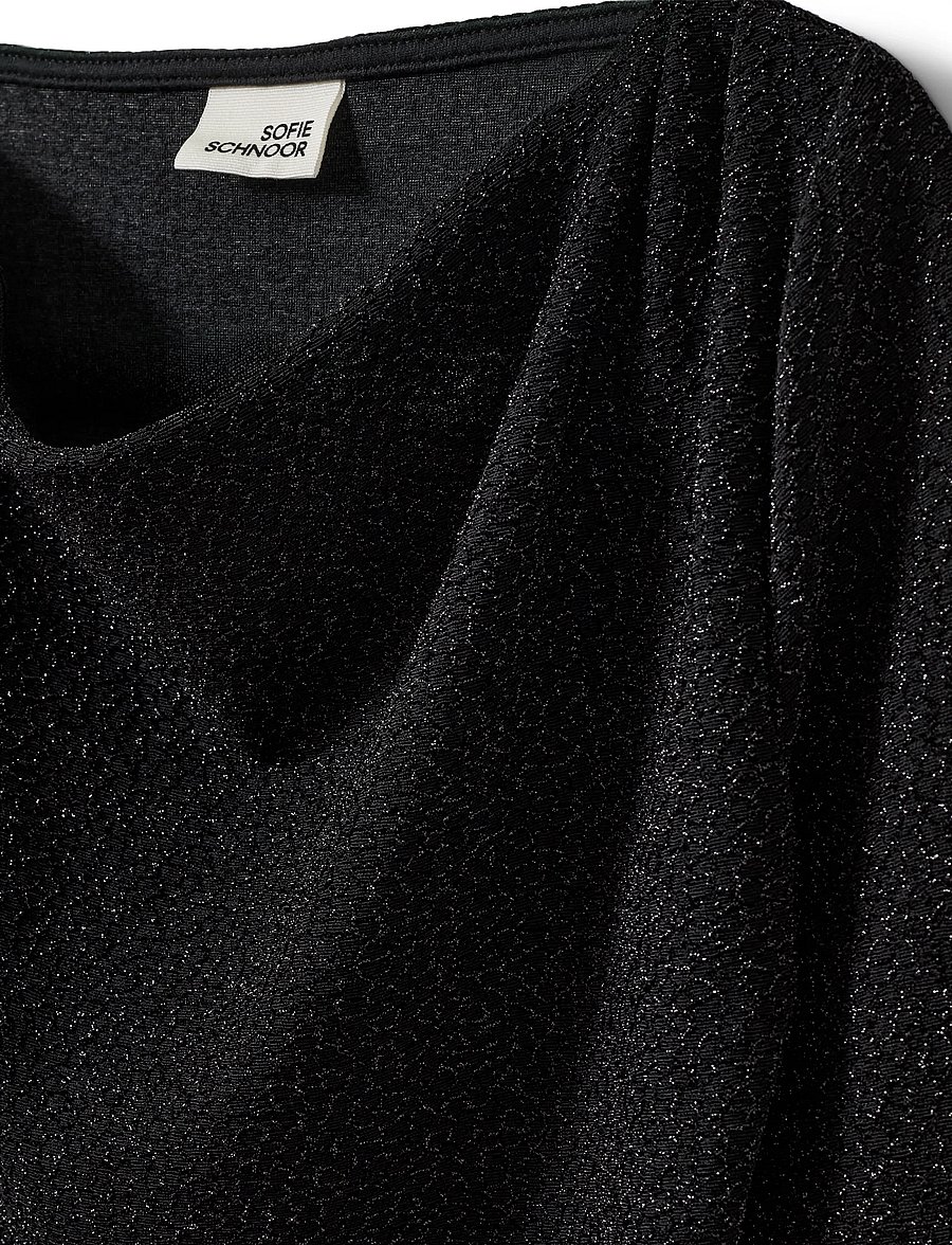 Sofie Schnoor Young - CILLYSY BLOUSE - bluser & tunikaer - black glitter - 2