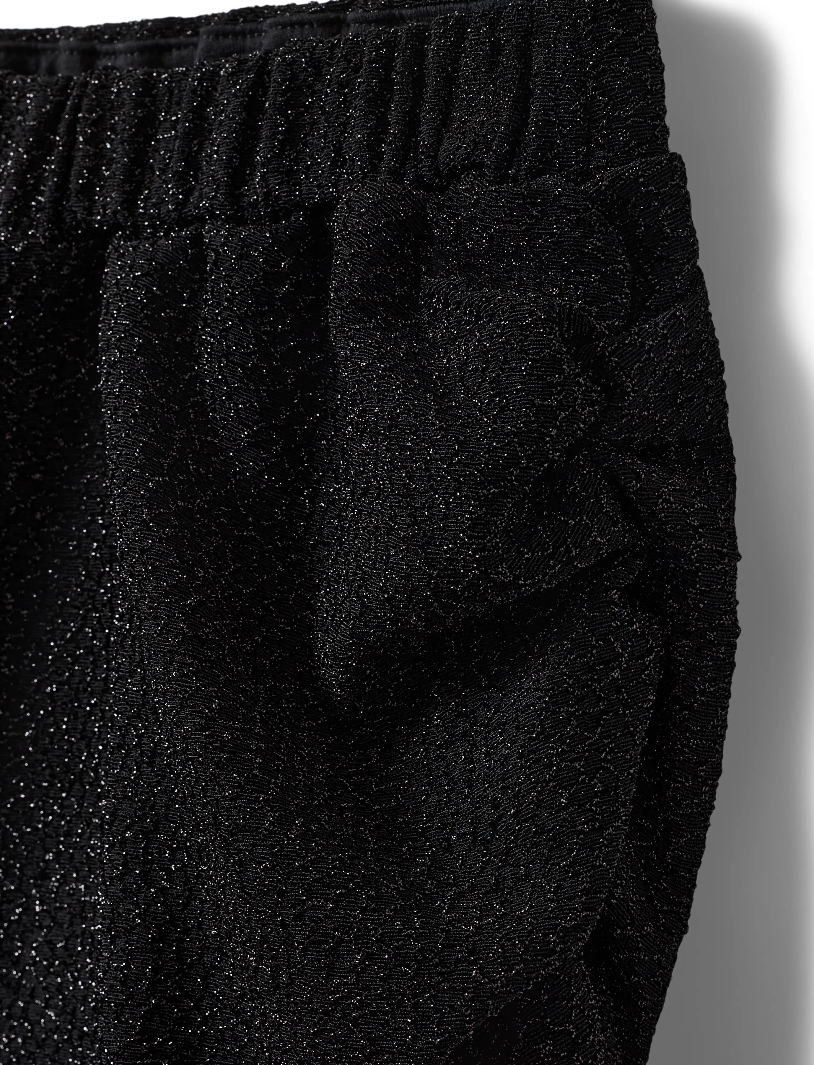 Sofie Schnoor Young - LOLLYSY SKIRT - korte nederdele - black glitter - 2