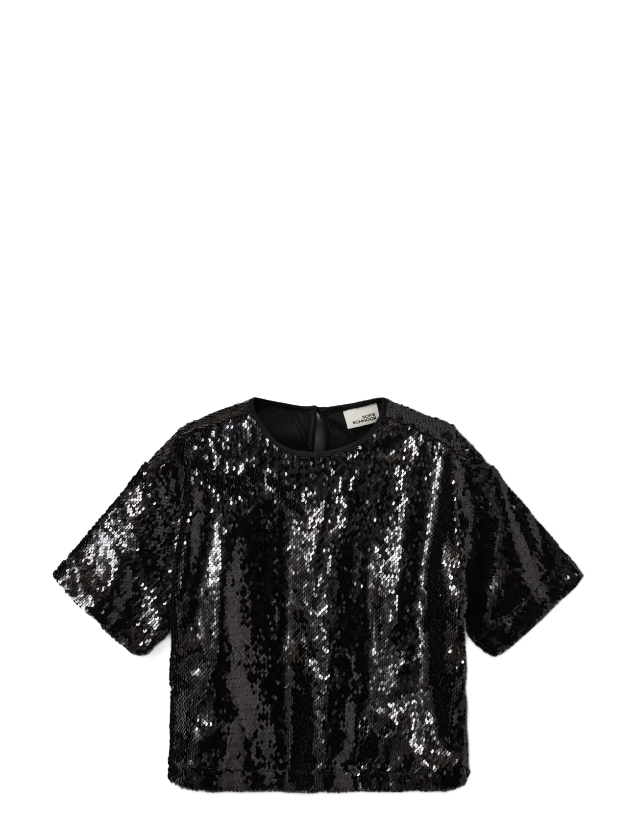 Sofie Schnoor Young FELUCASY BLOUSE - Festlige looks - BLACK GLITTER / black