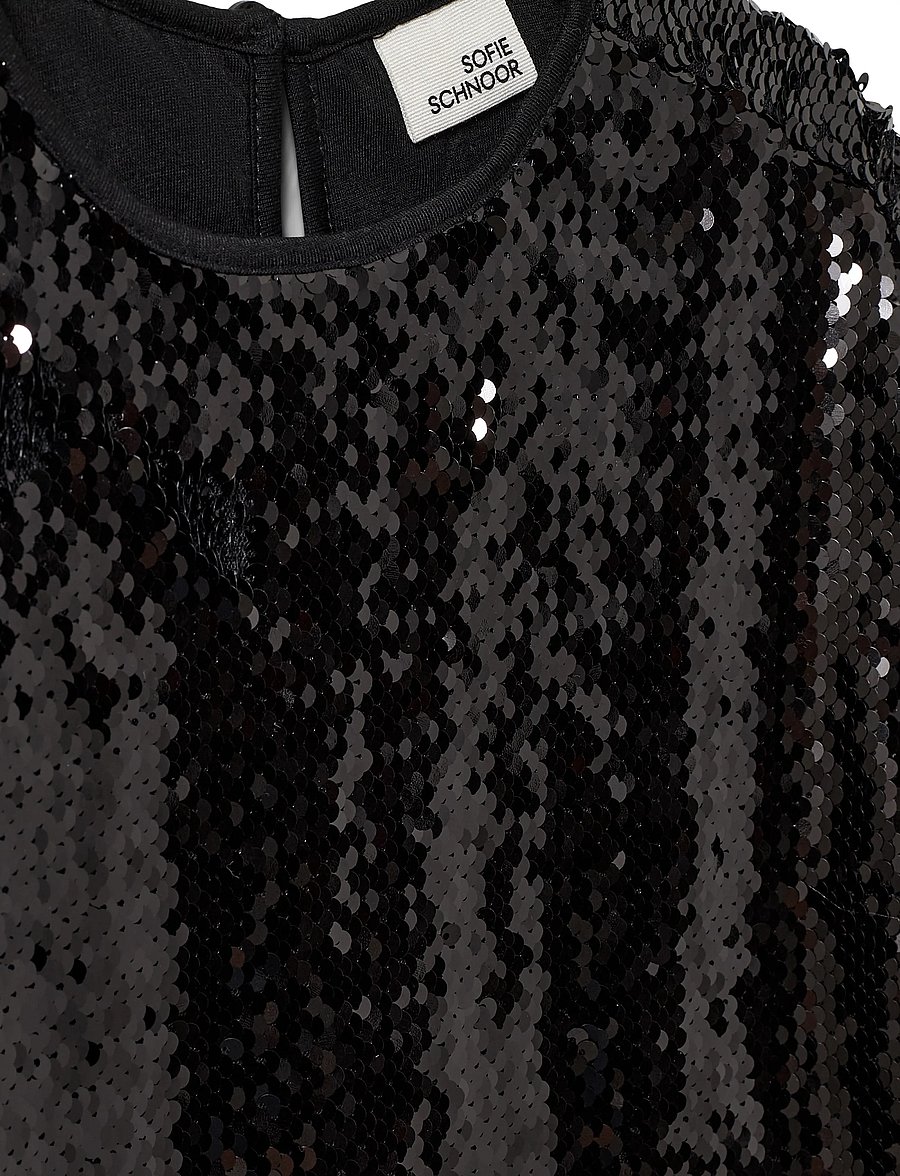 Sofie Schnoor Young - FELUCASY BLOUSE - bluser & tunikaer - black glitter - 2