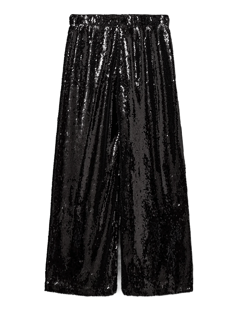 Sofie Schnoor Young - OTELLISY TROUSERS - byxor - black glitter - 1