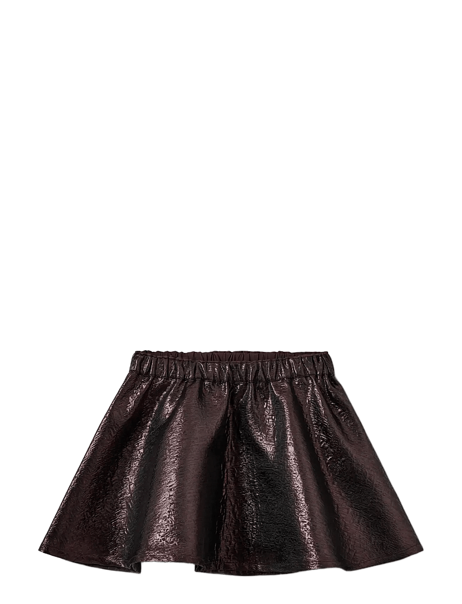 Sofie Schnoor Young - CARISY SKIRT - korte nederdele - dark plum - 0