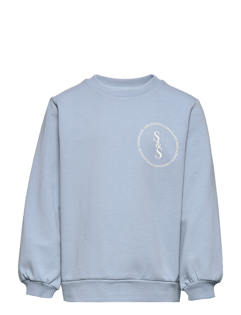 Sofie Schnoor Young - SGELINESY SWEATSHIRT - sweatshirts - light blue - 0