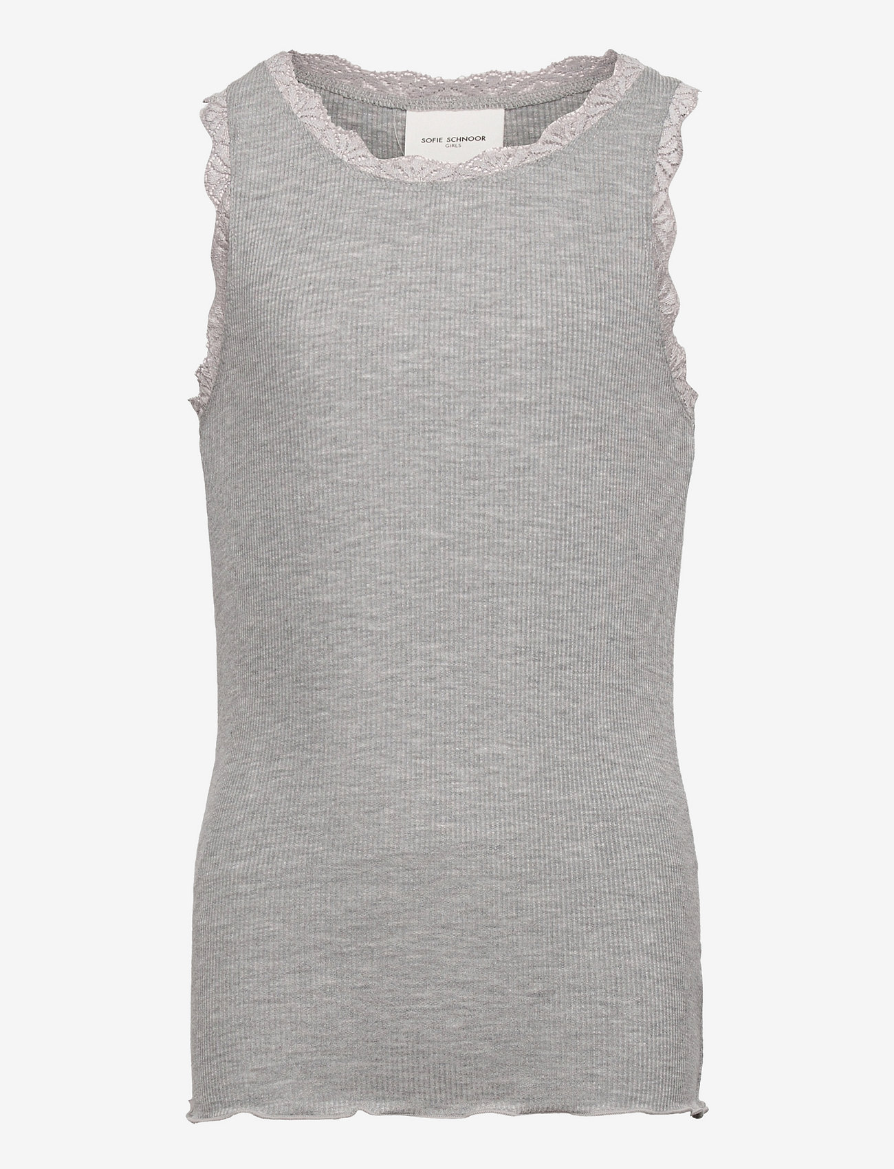 Sofie Schnoor Young - SGASTRIDSY TOP - tanktops - grey melange - 0