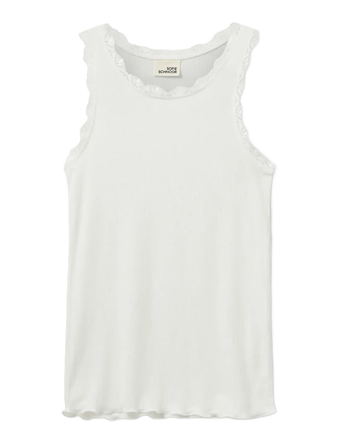 Sofie Schnoor Young ASTRIDSY TOP - Kleidung - WHITE / white