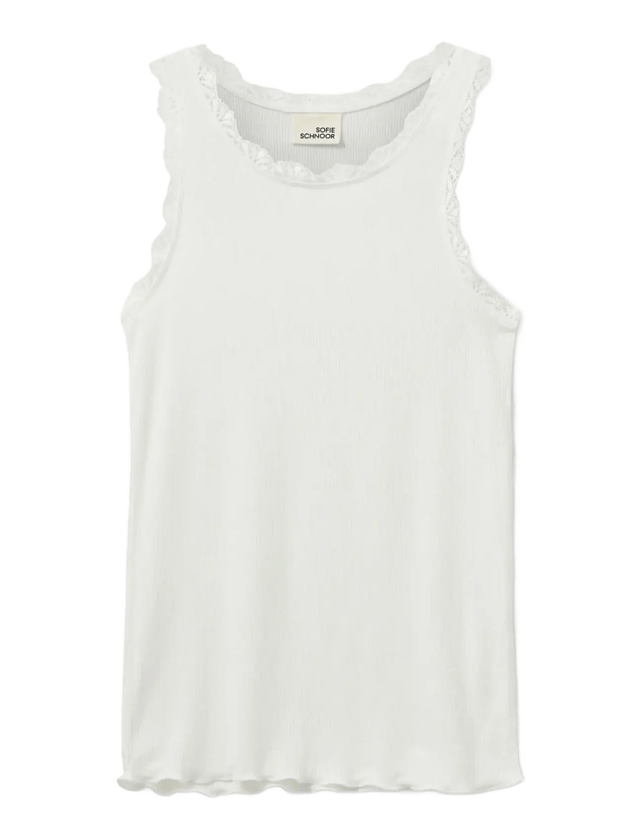 Sofie Schnoor Young - ASTRIDSY TOP - tanktops - white - 0