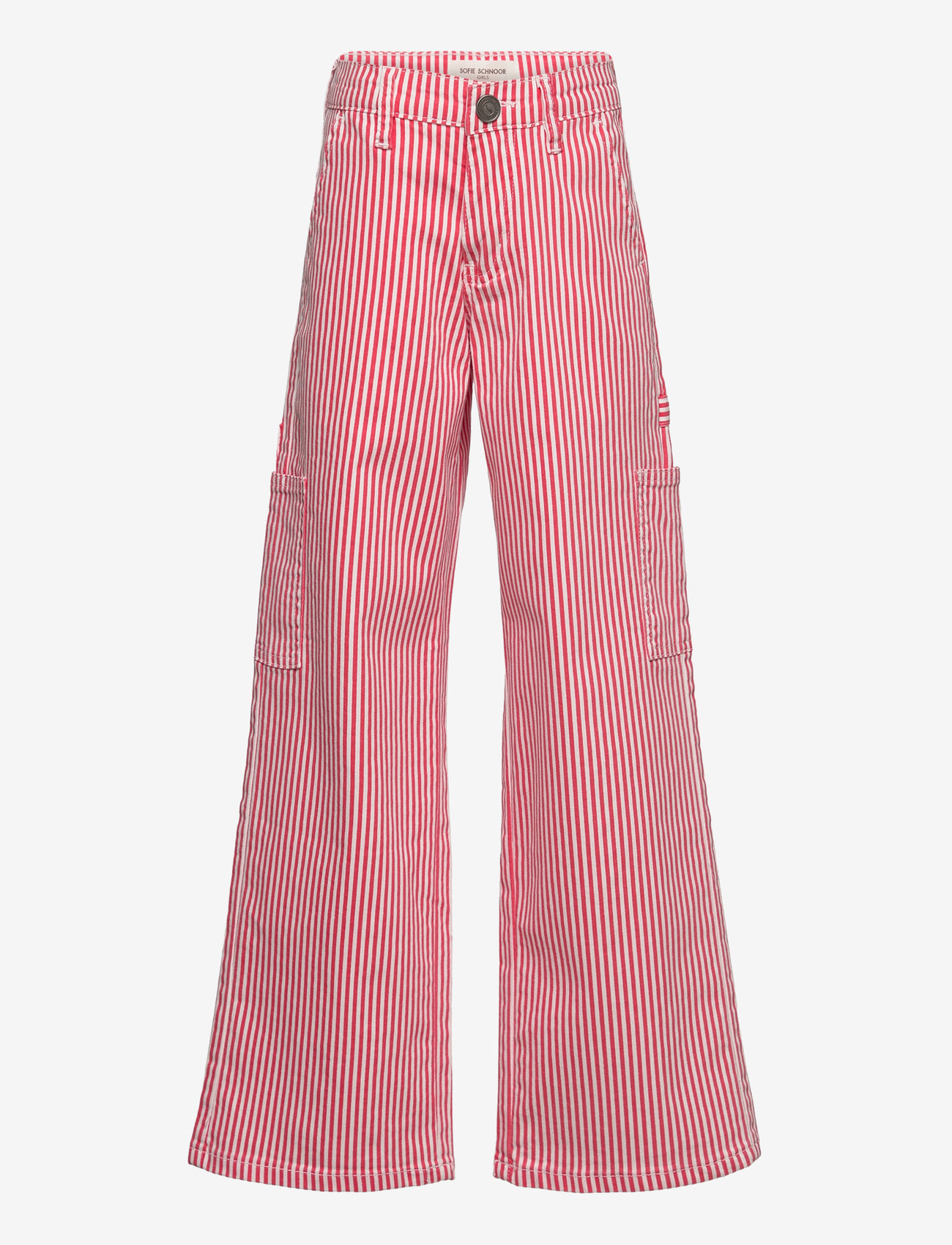 Sofie Schnoor Young - GITTESY TROUSERS - sügisesed riided - berry red - 0