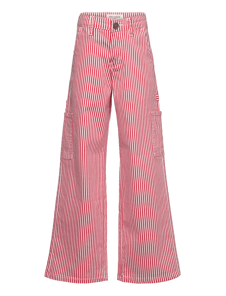 Sofie Schnoor Young - GITTESY TROUSERS - bukser - berry red - 0