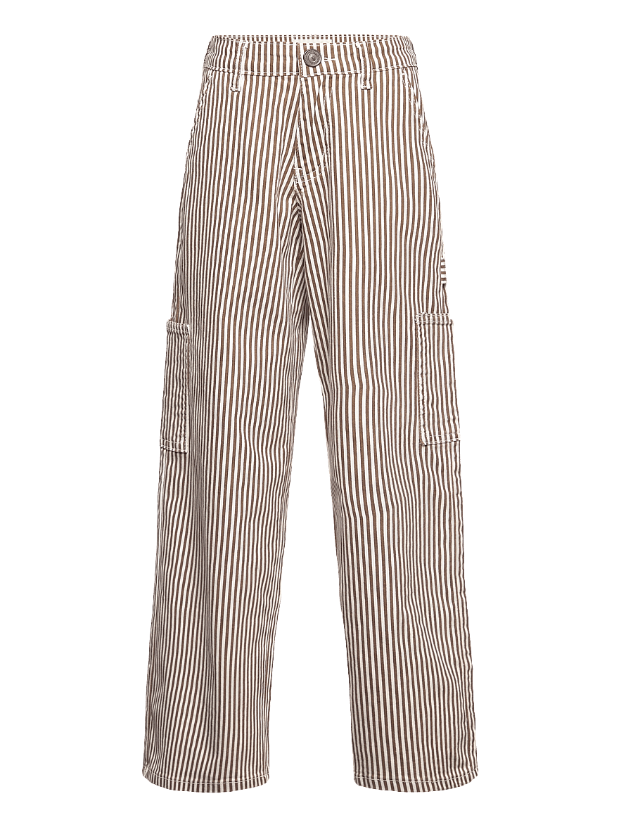 Sofie Schnoor Young - GITTESY TROUSERS - einkaufen nach alter von - brown striped - 0