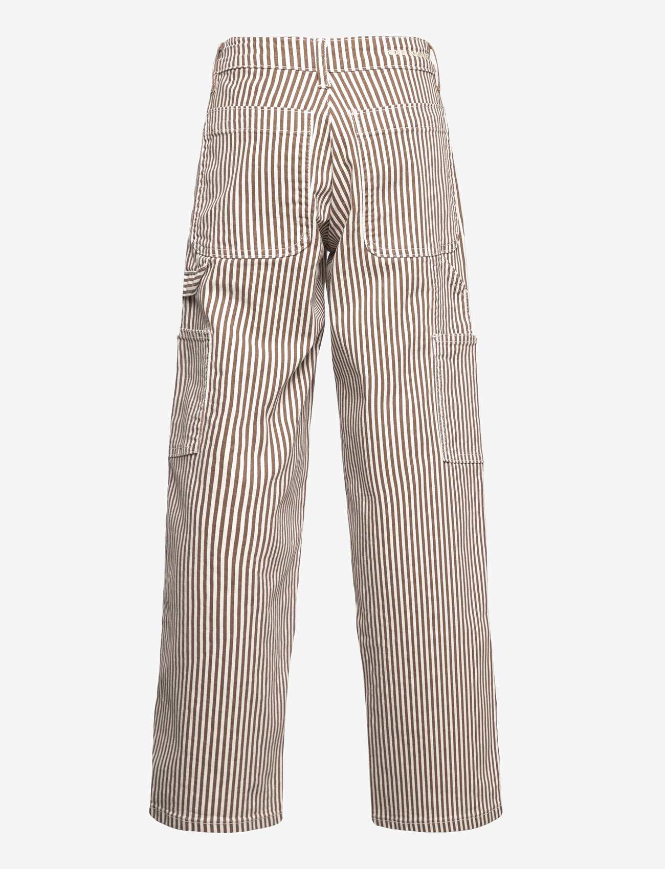 Sofie Schnoor Young - GITTESY TROUSERS - sügisesed riided - brown striped - 1