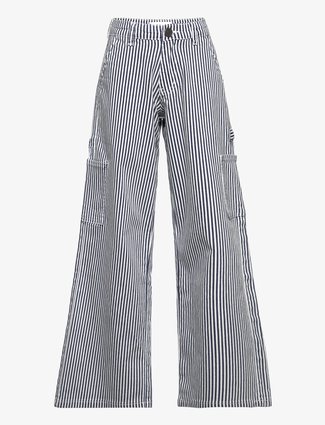 Sofie Schnoor Young - Pants - pantalons - dark blue striped - 0