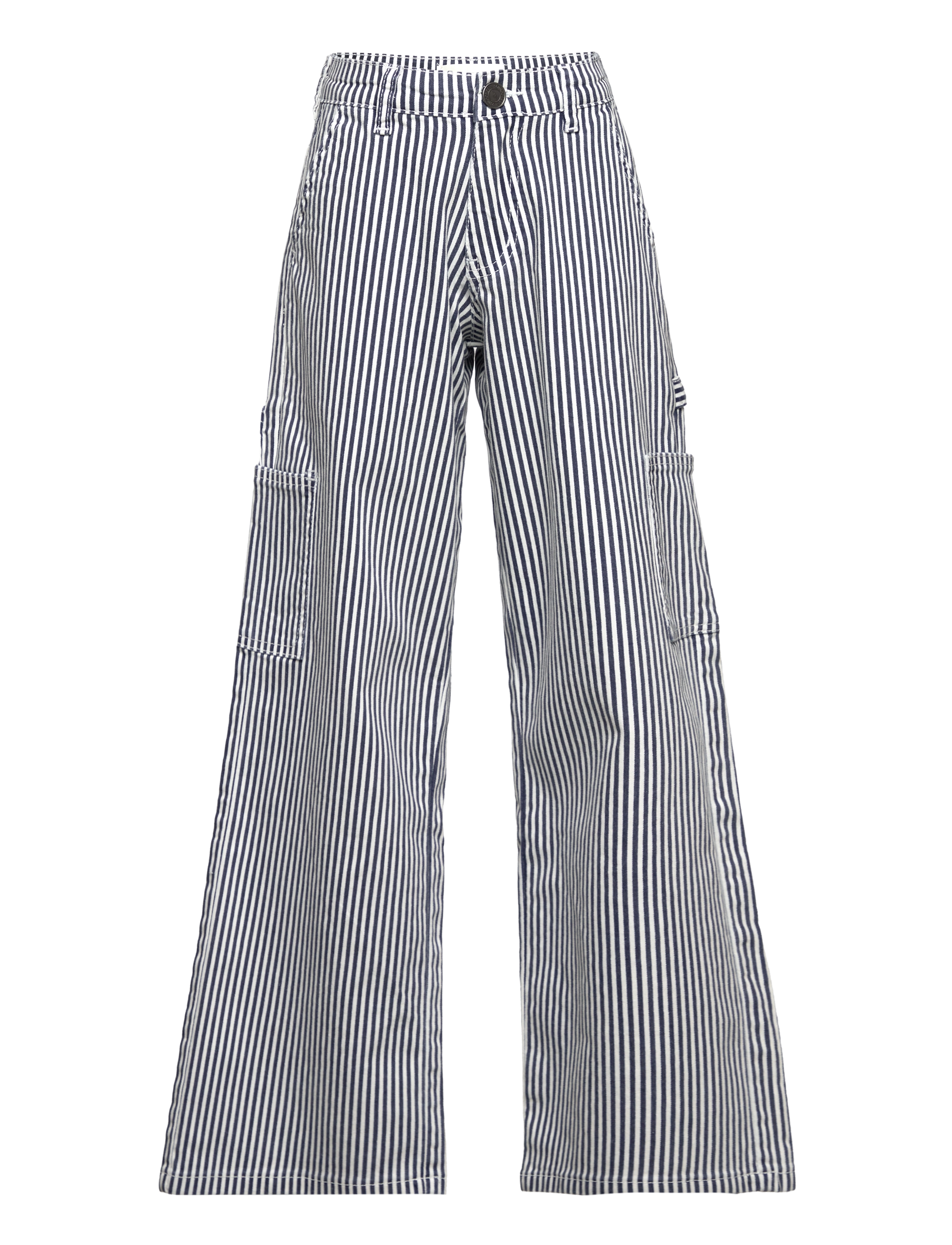 Sofie Schnoor Young GITTESY TROUSERS - Kleidung - DARK BLUE STRIPED / multi