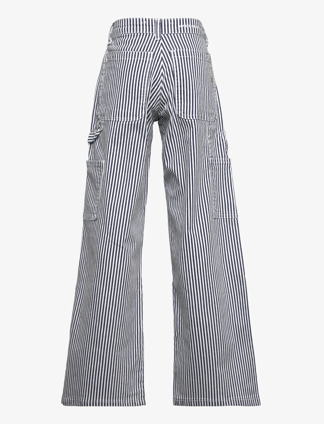 Sofie Schnoor Young - Pants - pantalons - dark blue striped - 1