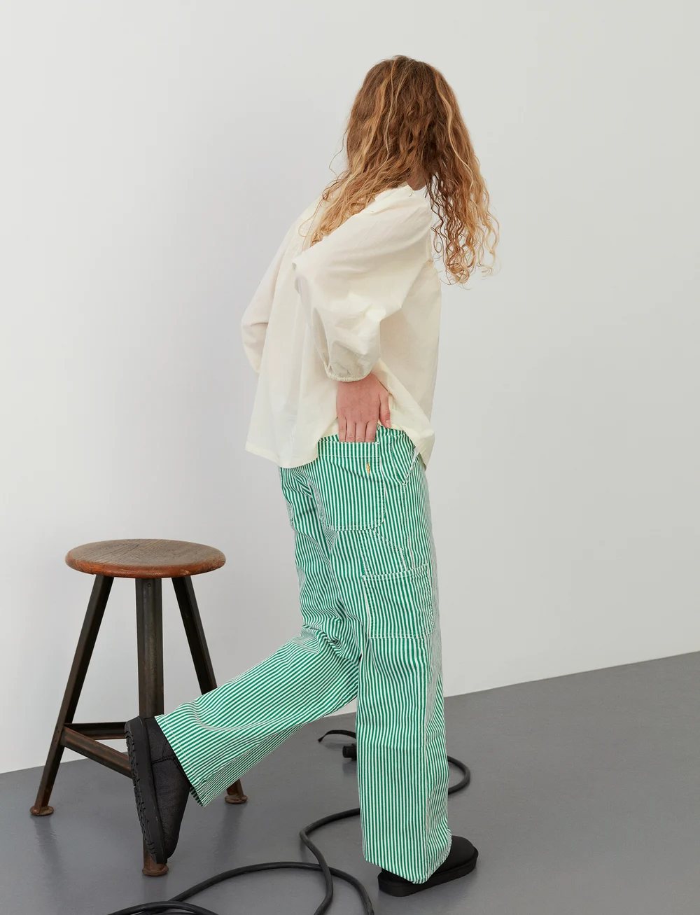 Sofie Schnoor Young - GITTESY TROUSERS - bukser - green - 0