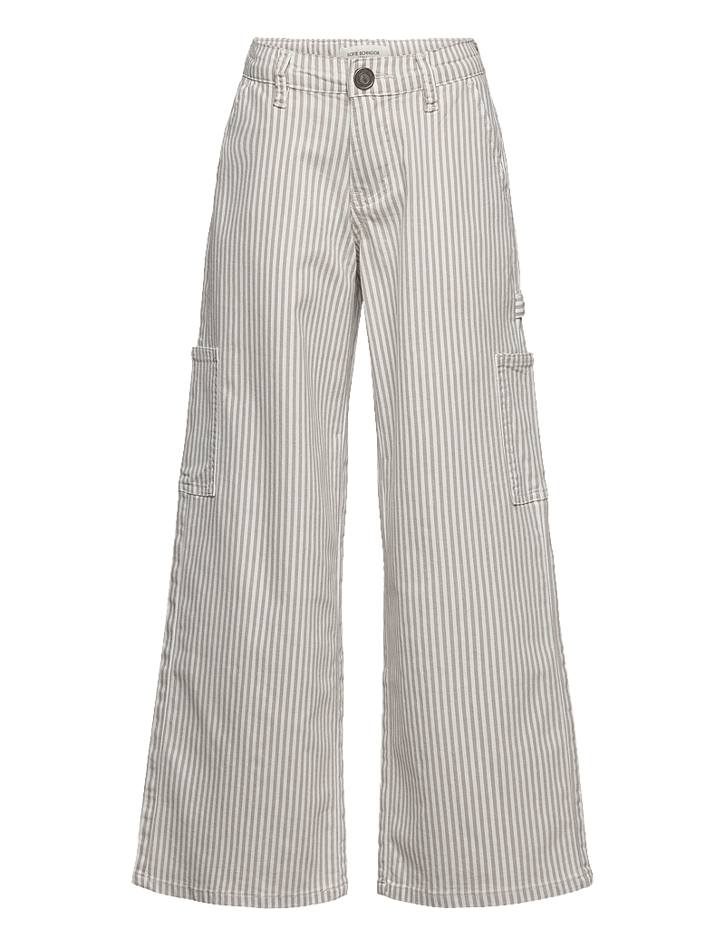 Sofie Schnoor Young - GITTESY TROUSERS - einkaufen nach alter von - light brown striped - 0