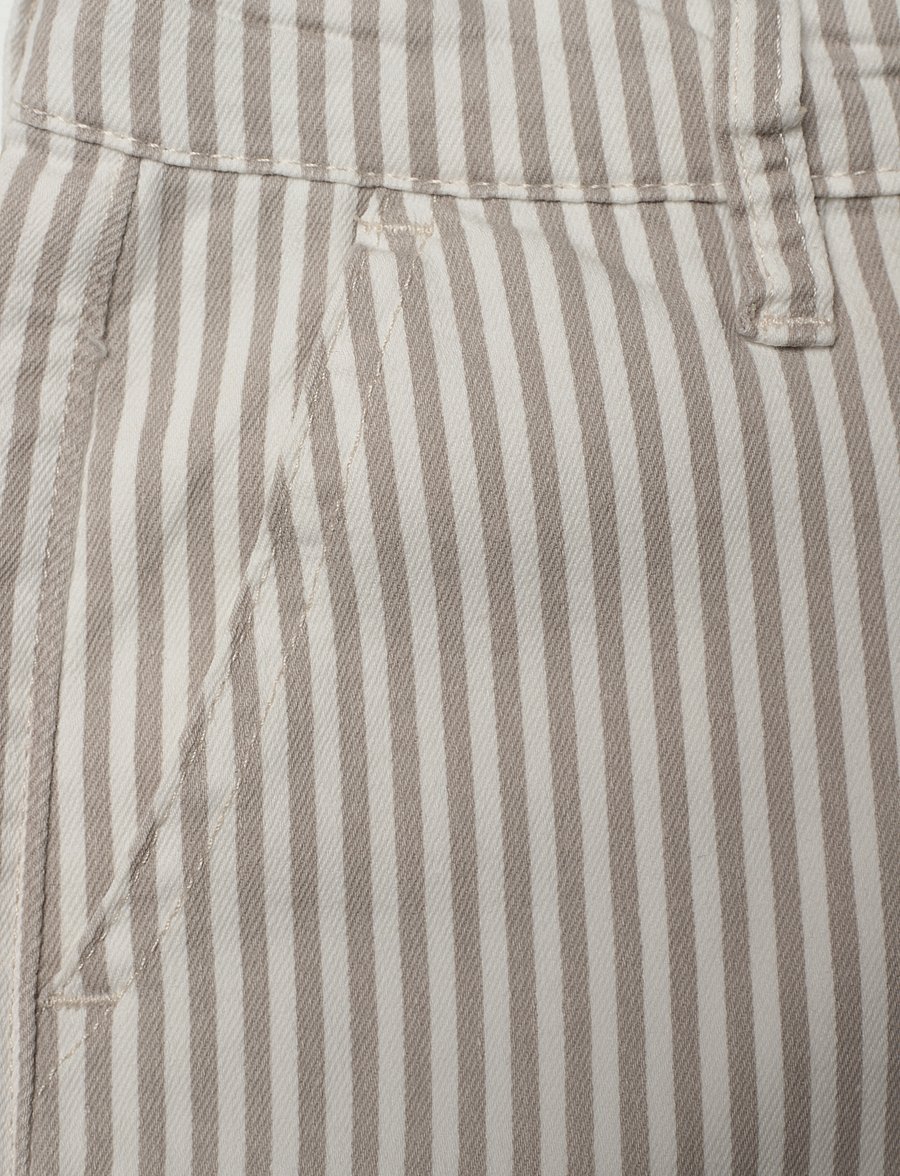 Sofie Schnoor Young - GITTESY TROUSERS - trousers - light brown striped - 2
