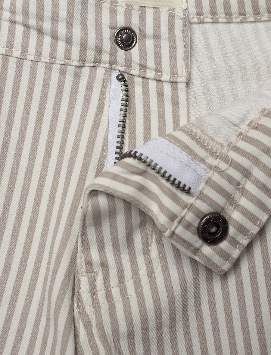Sofie Schnoor Young - GITTESY TROUSERS - trousers - light brown striped - 3