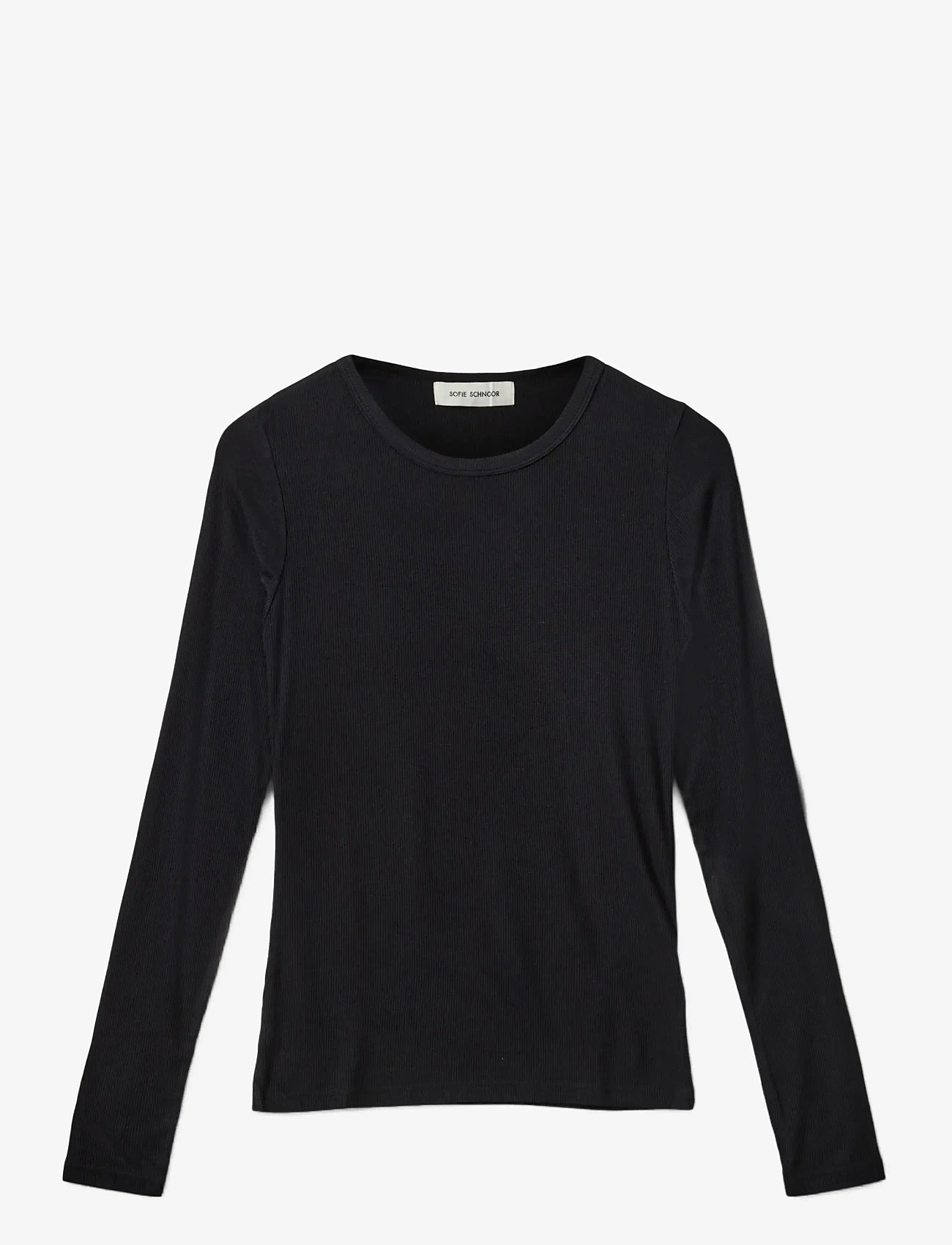 Sofie Schnoor Young - PETRICIASY T-SHIRT LONG SLEEVE - long-sleeved t-shirts - black - 0