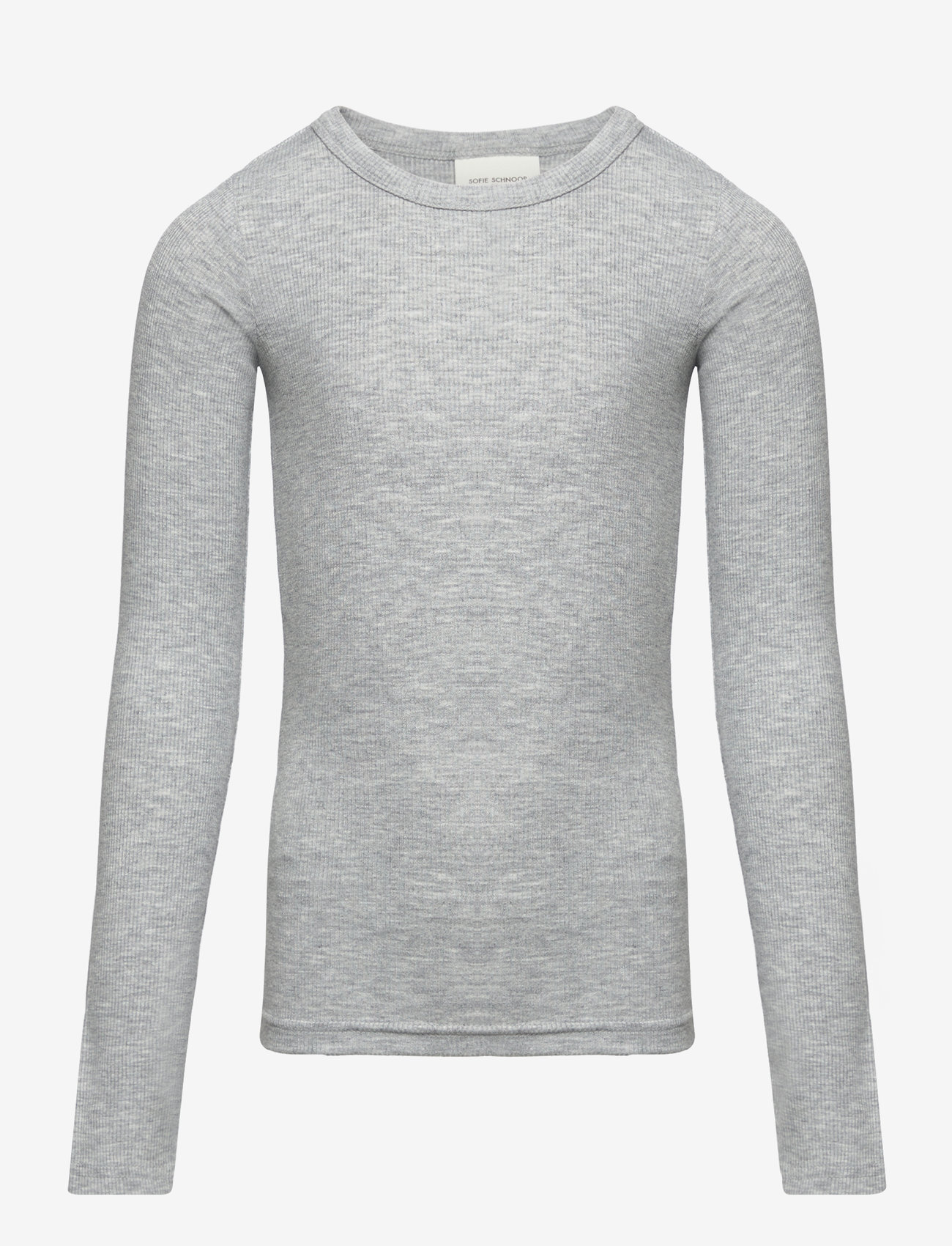 Sofie Schnoor Young - PETRICIASY T-SHIRT LONG SLEEVE - langerma bolir - grey mel - 0
