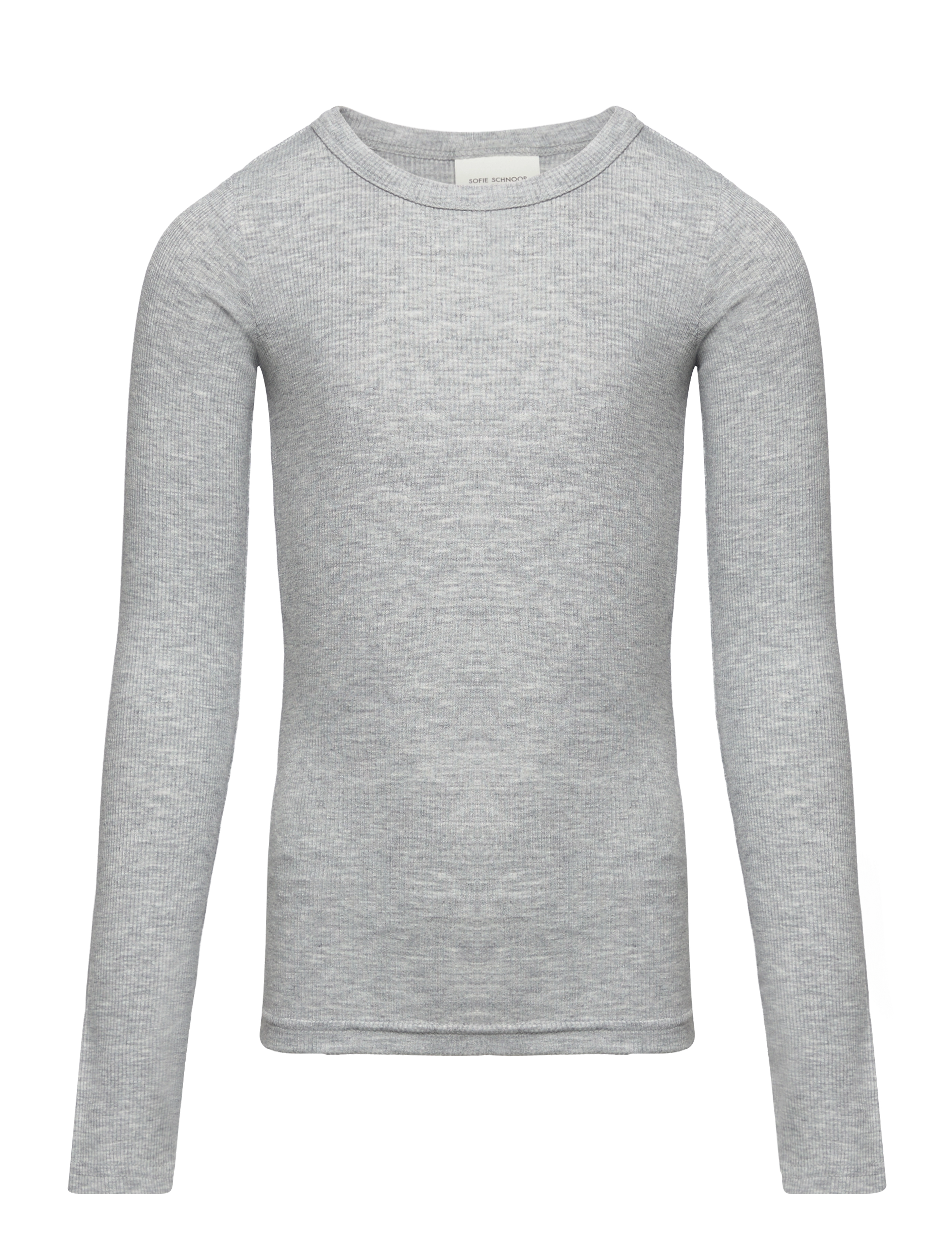 Sofie Schnoor Young PETRICIASY T-SHIRT LONG SLEEVE - Kleidung - GREY MEL / grey