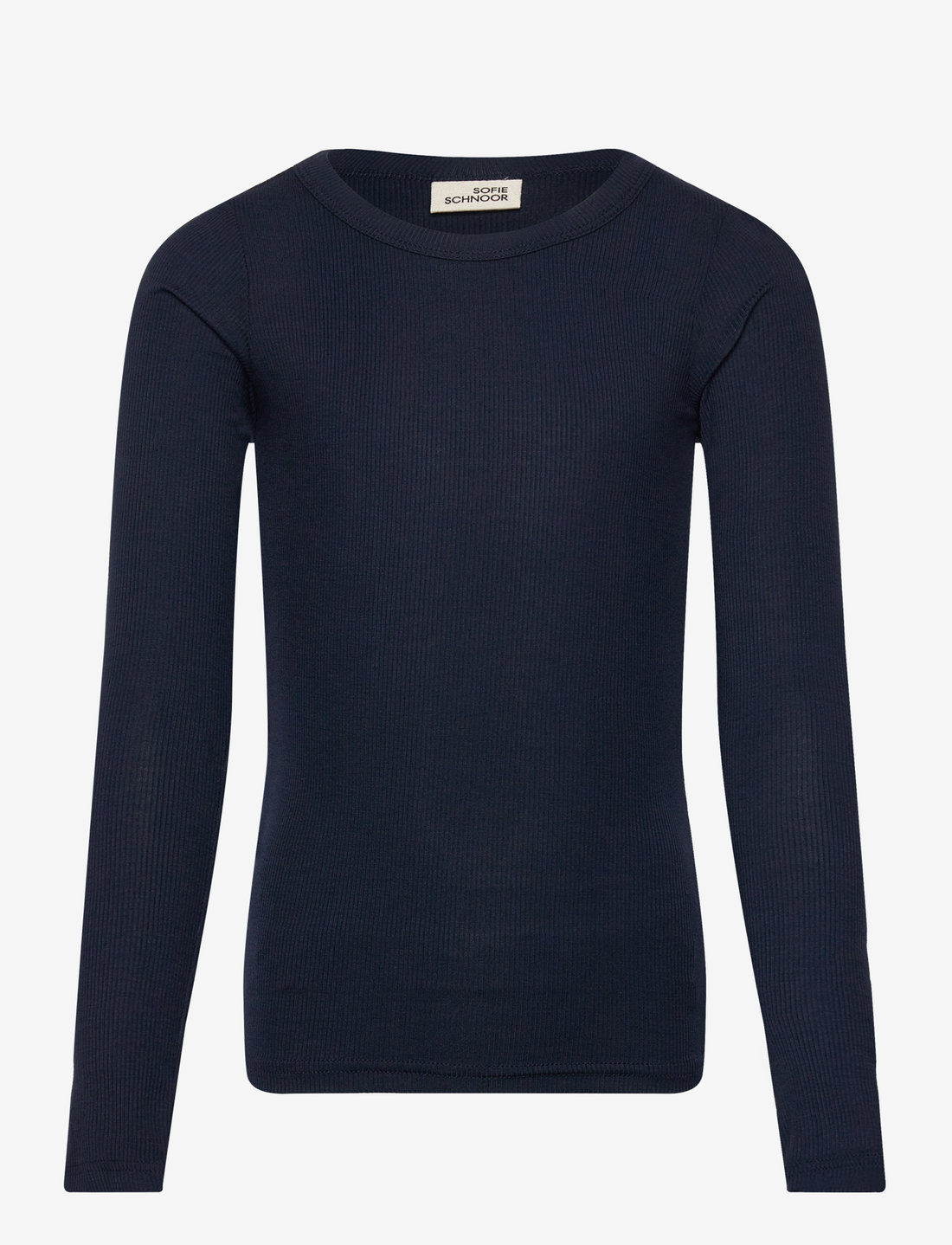 Sofie Schnoor Young - PETRICIASY T-SHIRT LONG SLEEVE - långärmade t-shirts - navy blue - 0