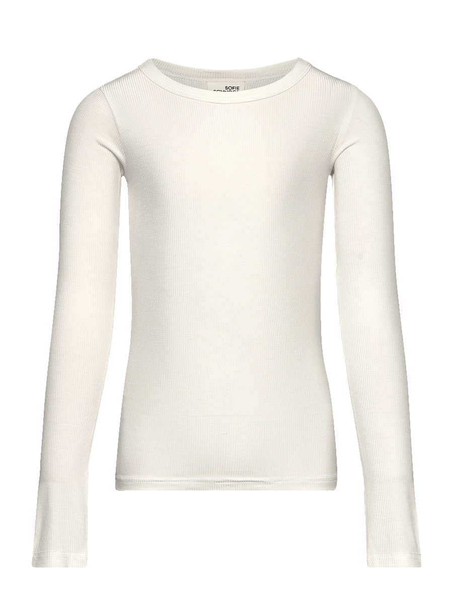 Sofie Schnoor Young - PETRICIASY T-SHIRT - långärmade t-shirts - white - 0