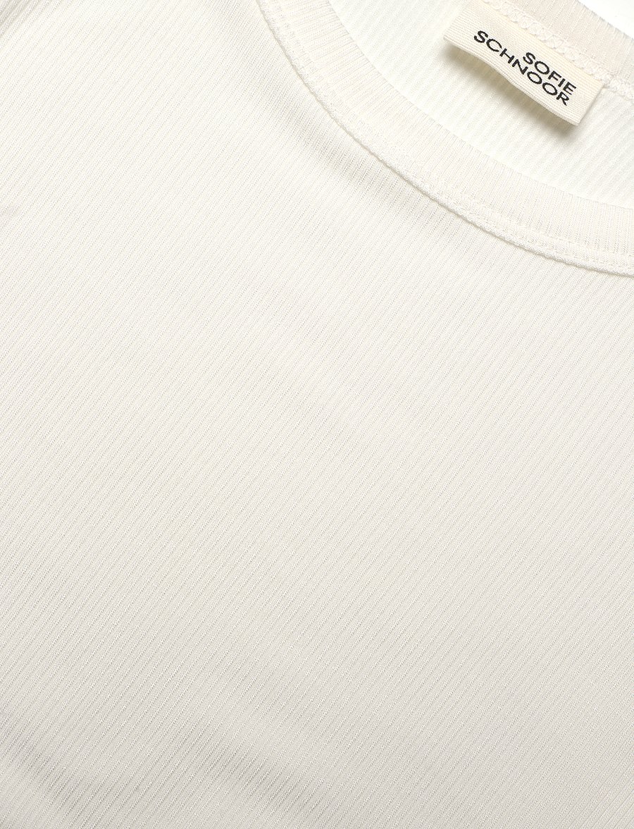 Sofie Schnoor Young - PETRICIASY T-SHIRT - långärmade t-shirts - white - 2