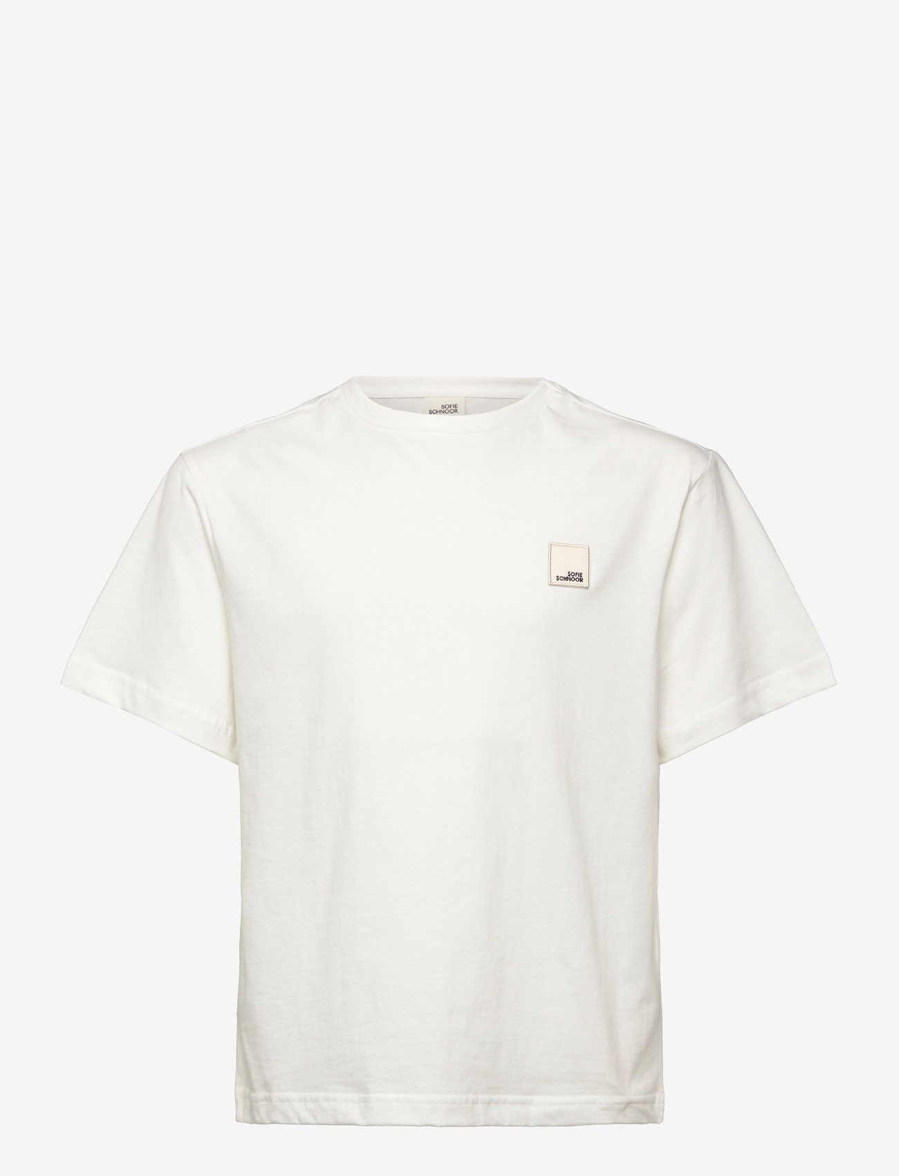 Sofie Schnoor Young - VERASY T-SHIRT - kortärmade t-shirts - snow white - 0