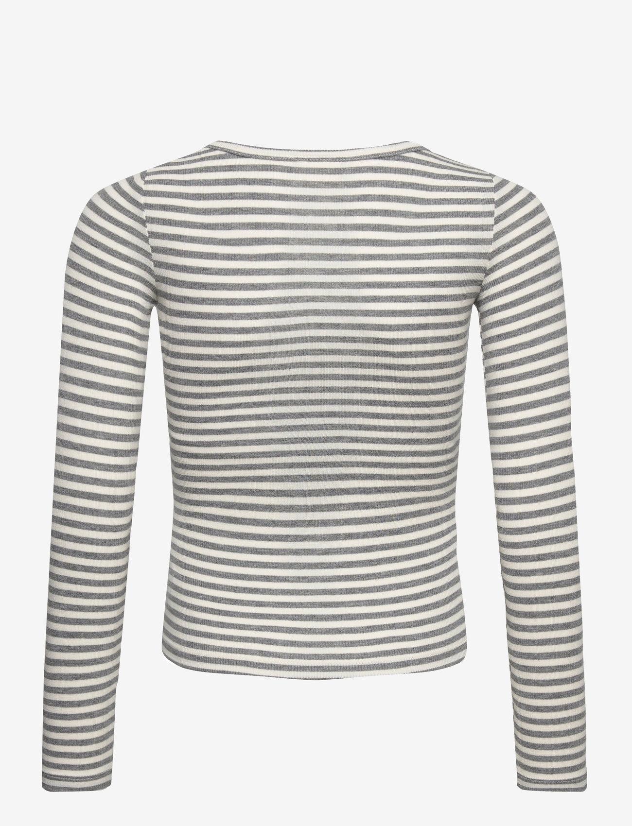 Sofie Schnoor Young - PETRICIASY T-SHIRT LONG SLEEVE - långärmade t-shirts - grey striped - 1