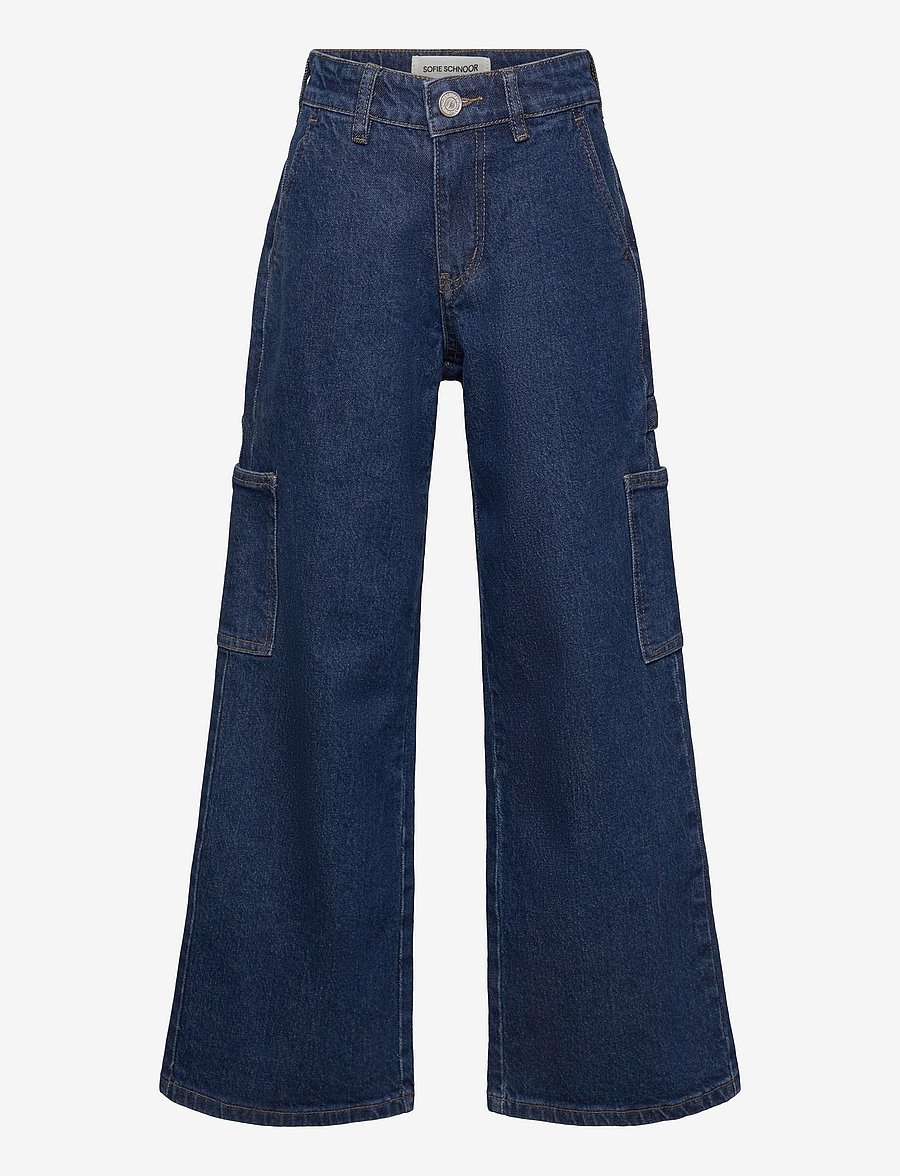 Sofie Schnoor Young - GITTESY TROUSERS - brede jeans - denim blue - 0