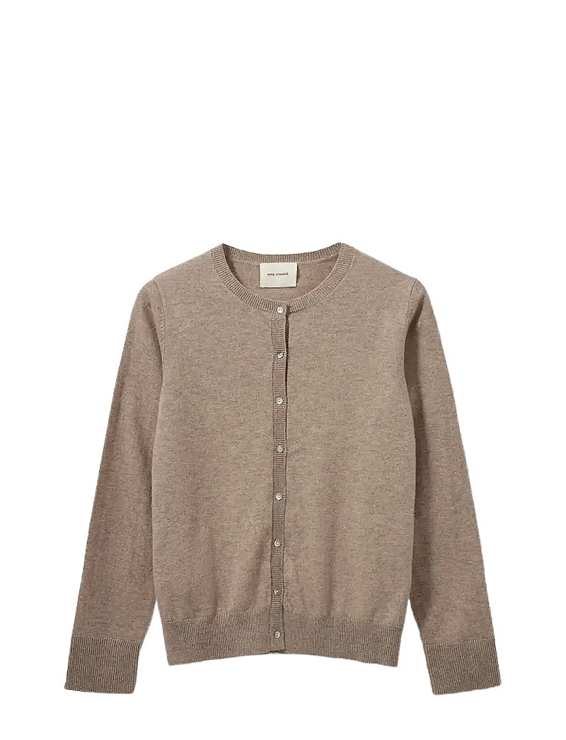 Sofie Schnoor Young - CISSESY CARDIGAN - cardigans - brown melange - 0