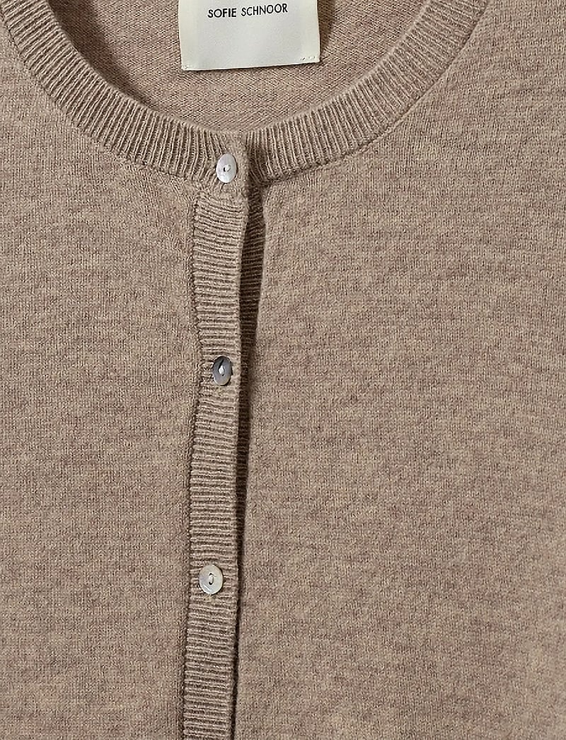 Sofie Schnoor Young - CISSESY CARDIGAN - cardigans - brown melange - 2