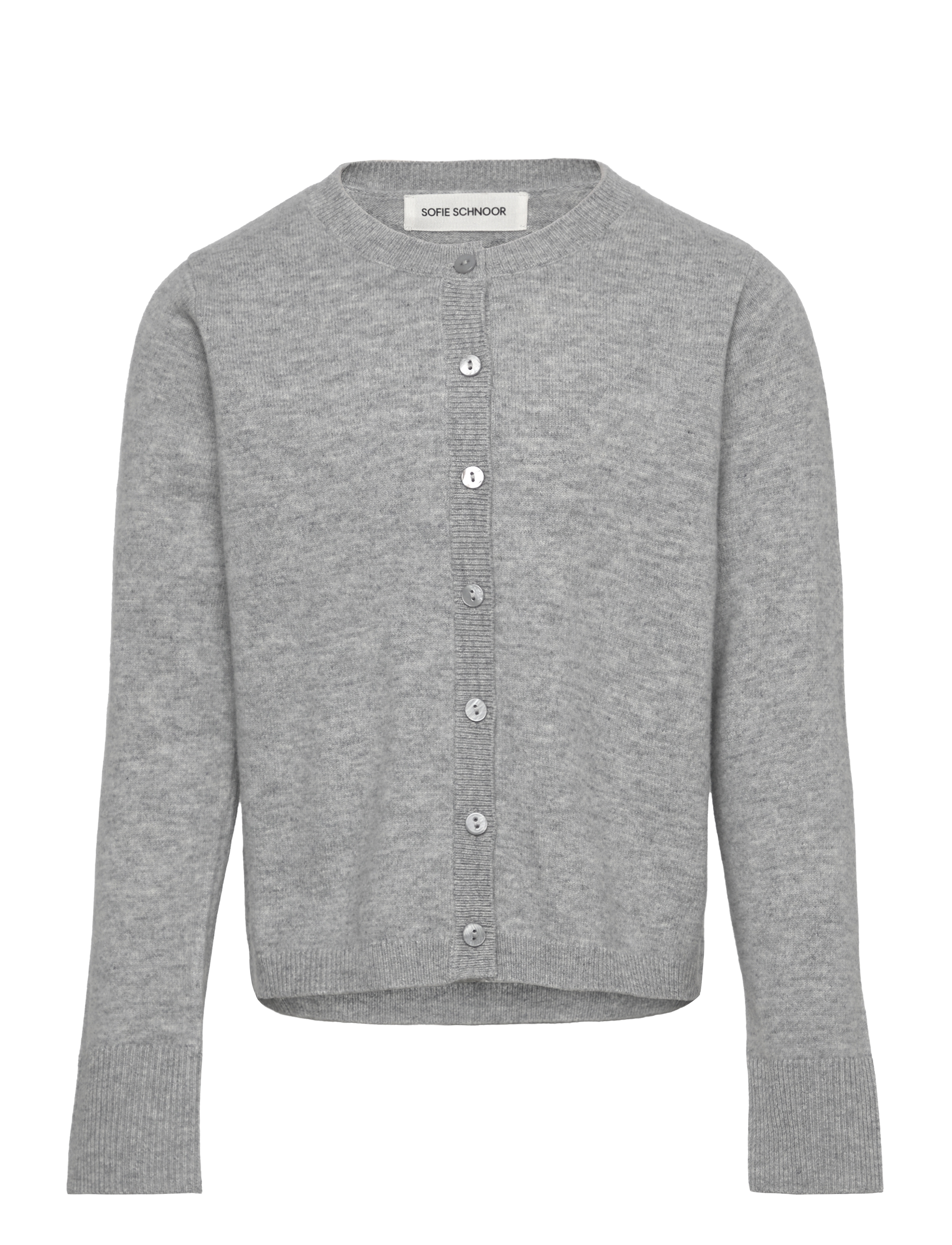 Sofie Schnoor Young CISSESY CARDIGAN - Strik - GREY MELANGE / grey