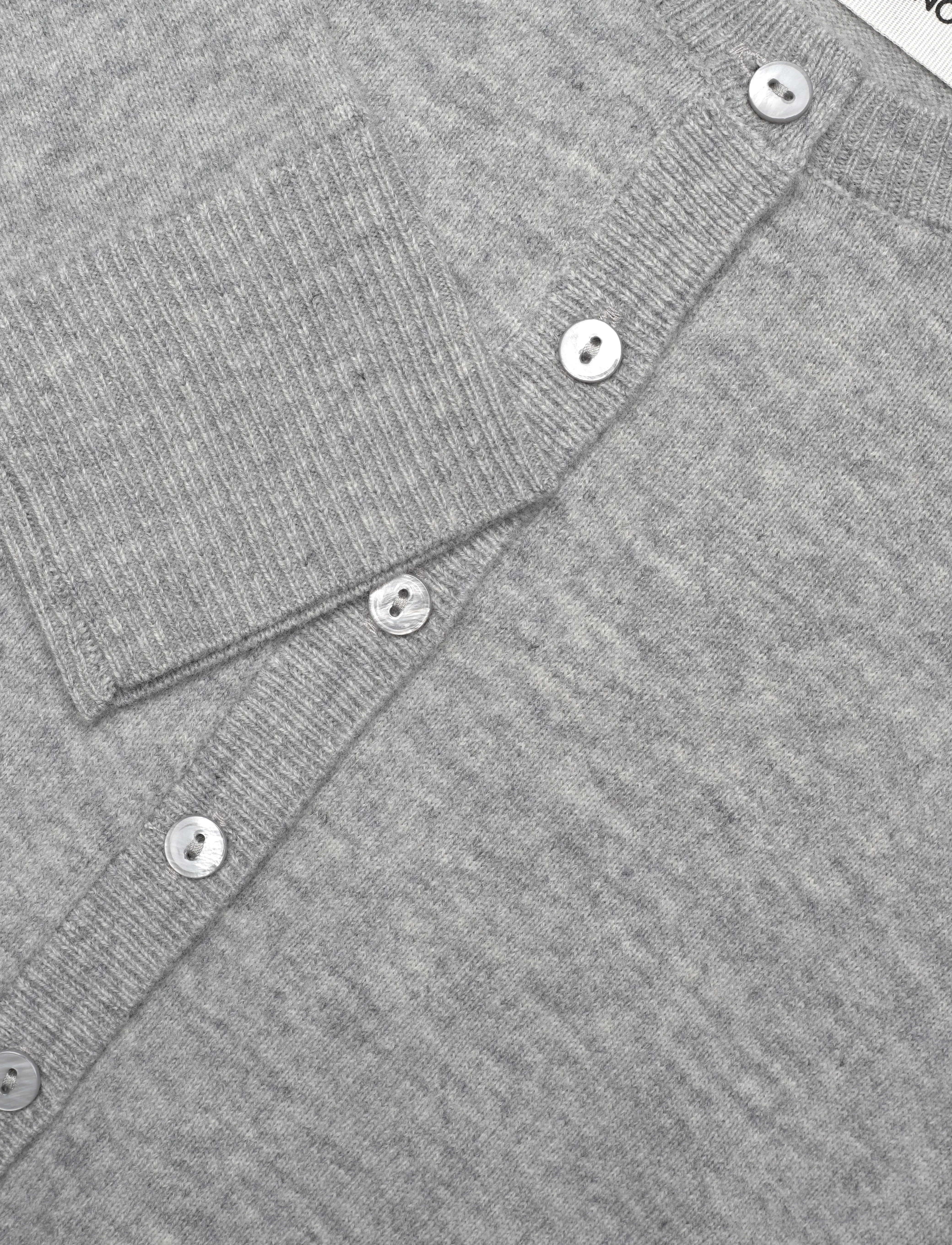 Sofie Schnoor Young - CISSESY CARDIGAN - cardigans - grey melange - 4