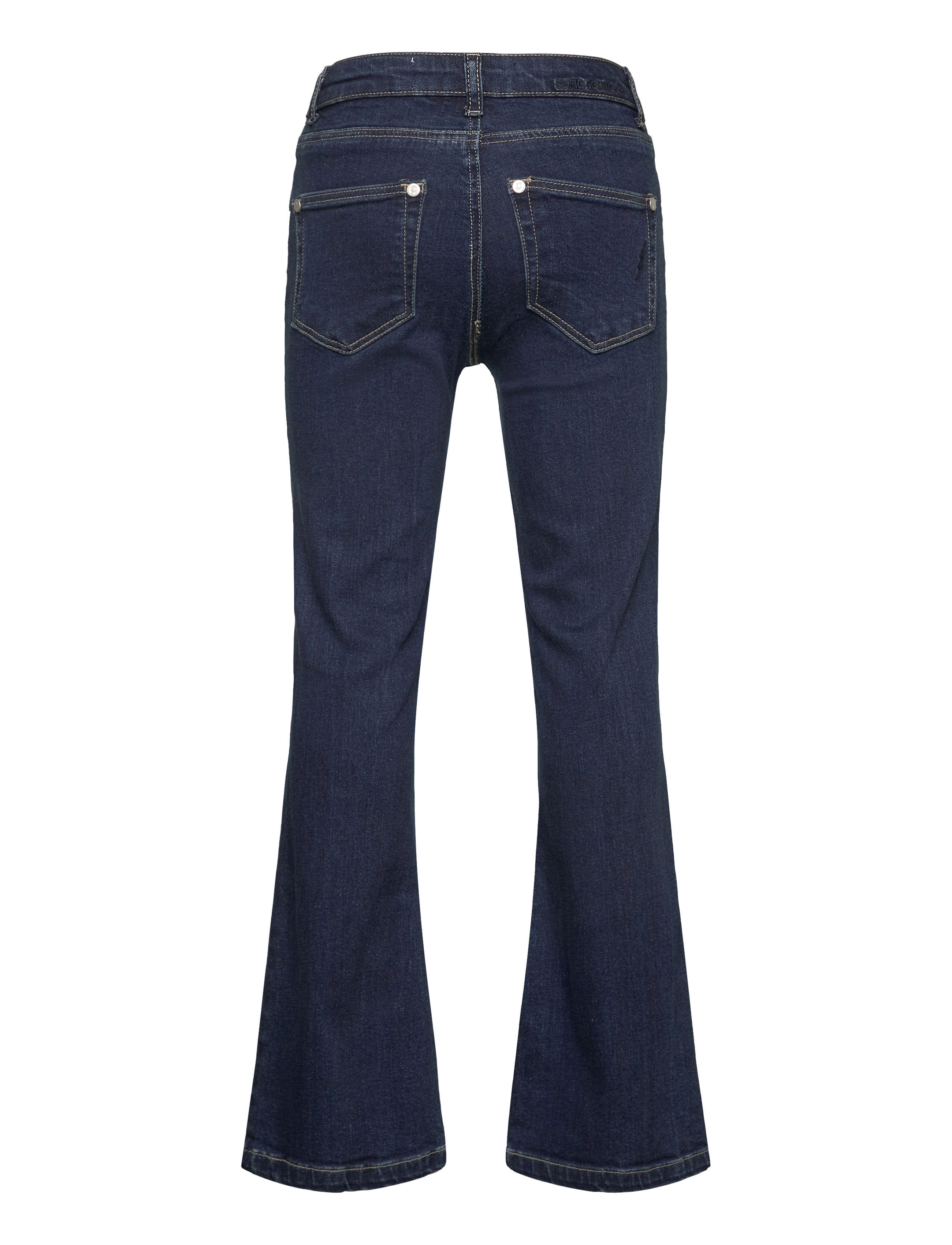 Sofie Schnoor Young - SOFIASY TROUSERS - wide leg jeans - dark denim blue - 1
