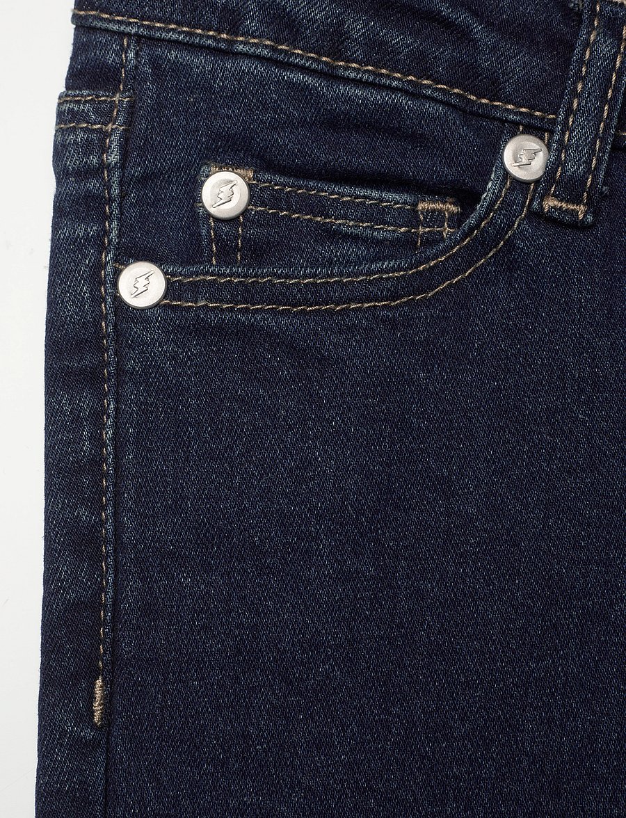 Sofie Schnoor Young - SOFIASY TROUSERS - hosen mit weitem bein - dark denim blue - 2
