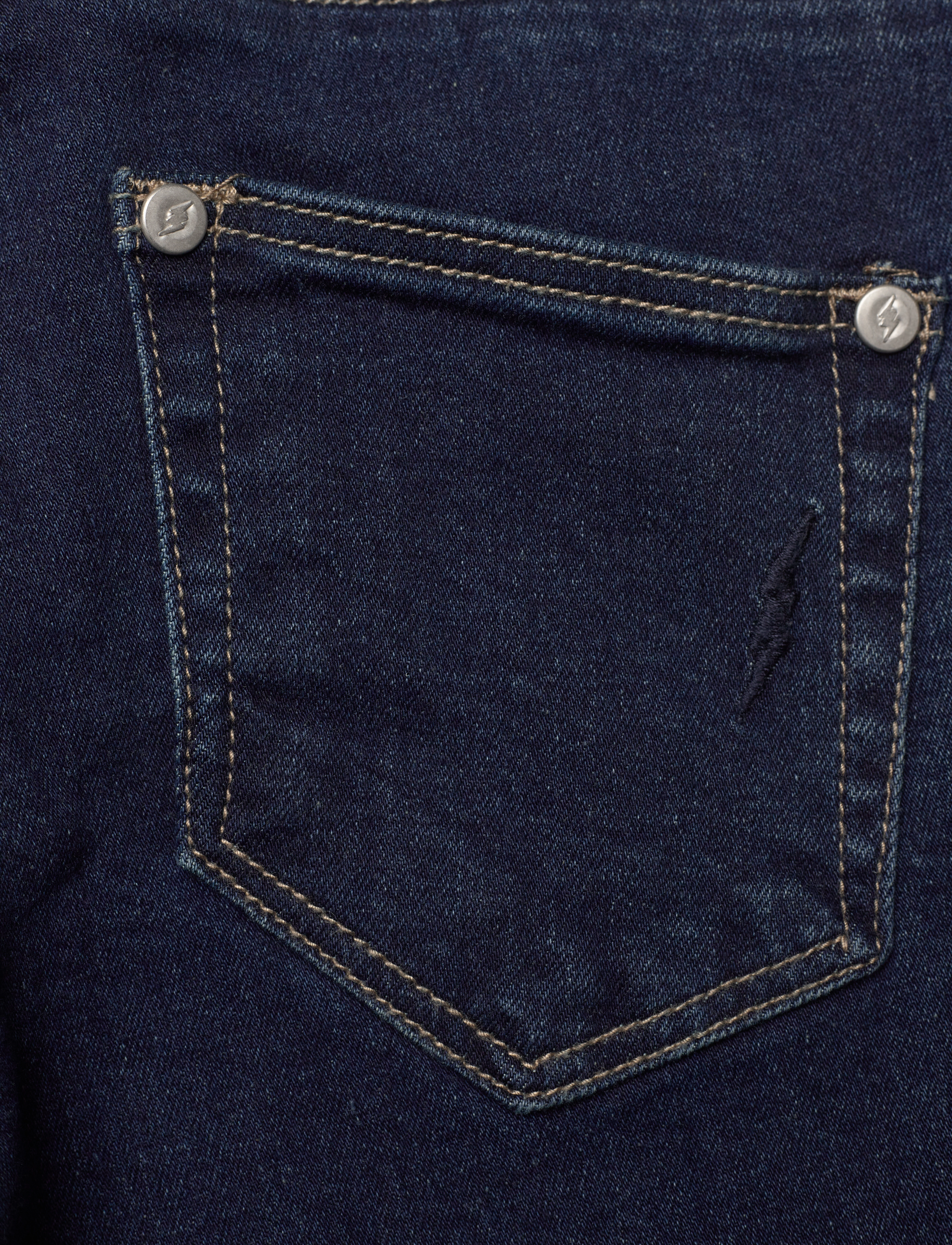 Sofie Schnoor Young - SOFIASY TROUSERS - wide leg jeans - dark denim blue - 4