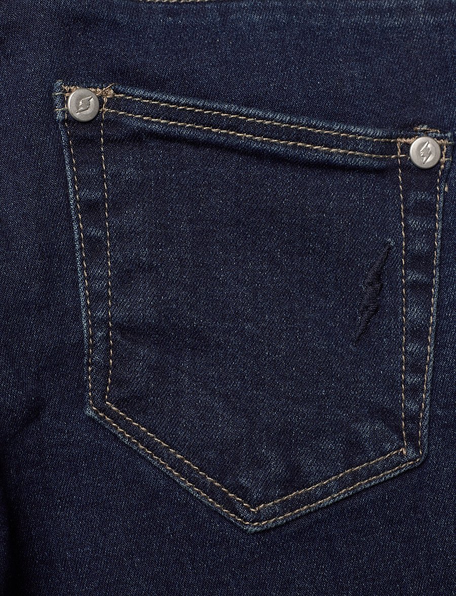 Sofie Schnoor Young - SOFIASY TROUSERS - hosen mit weitem bein - dark denim blue - 4