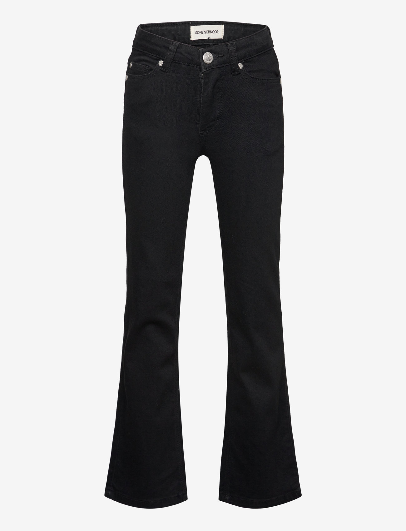 Sofie Schnoor Young - SOFIASY TROUSERS - brede jeans - washed black - 0