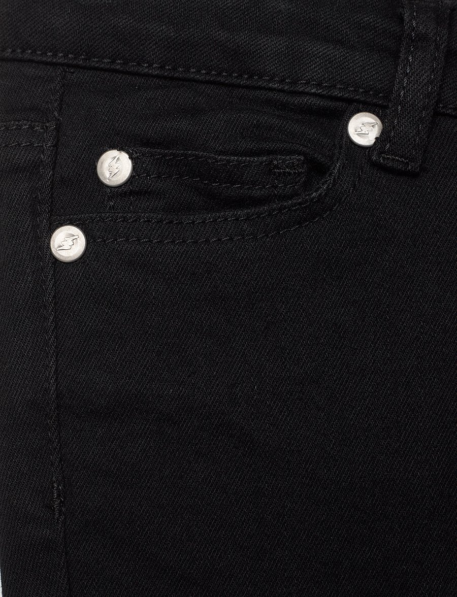 Sofie Schnoor Young - SOFIASY TROUSERS - víðar gallabuxur - washed black - 2