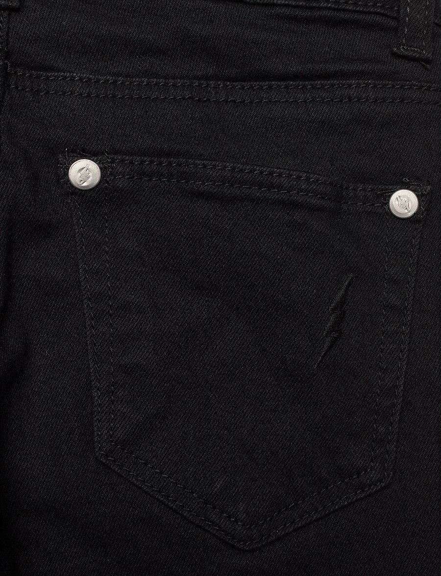 Sofie Schnoor Young - SOFIASY TROUSERS - víðar gallabuxur - washed black - 4