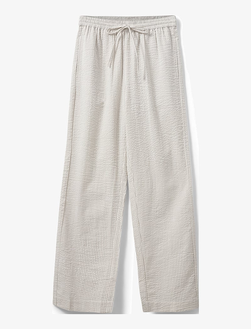 Sofie Schnoor Young - ABIGALESY TROUSERS - byxor - antique white w beige - 0